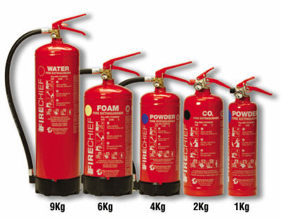 Some fire extinguishers can be
